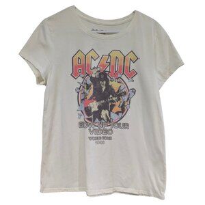 AC/DC Women's "Blow Up Your Video World Tour 1988" T-Shirt, Small, Released 2022